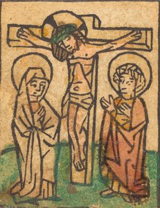 Kristus ristillä, n. 1450. tekijältä Unbekannt