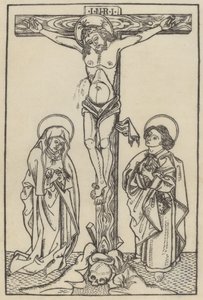 Kristus ristillä, n. 14801500. tekijältä Unbekannt