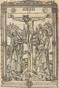 Kristus ristillä, n. 1490. tekijältä Unbekannt