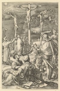 Kristus ristillä, Kristuksen kärsimyksestä, n. 1598-1617. tekijältä Unbekannt