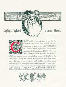 Joulumainos Cayleys Toylandille, 1917 tekijältä Unbekannt