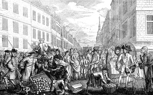 Christmas Gambolls, Tapaninpäivä, 1747 tekijältä Unbekannt