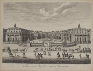 Versaillesin palatsi vuosina 1682, 1682. tekijältä Unbekannt