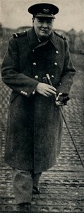 Churchill lentäjänä, vuodelta 1945. tekijältä Unbekannt