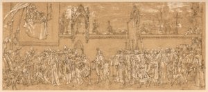 Cimabuen juhlittua Madonnaa kuljetetaan kulkueessa..., 1853-1855 c 1880-1882 tekijältä Unbekannt