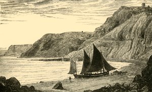 Kalliot lähellä Whitbyä, 1898. tekijältä Unbekannt