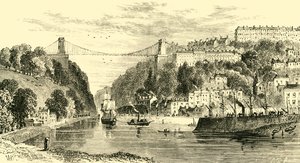 Clifton Suspension-Bridge, 1898. tekijältä Unbekannt