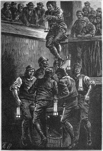 Hiilikaivosonnettomuus, Seaham Colliery, County Durham, 1880 c1895 tekijältä Unbekannt