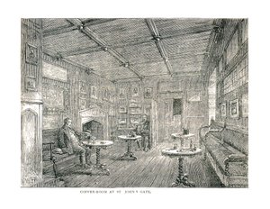 Kahvihuone St. Johns Gatessa, 1878 tekijältä Unbekannt
