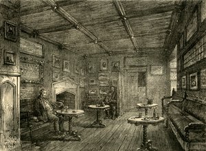 Kahvihuone St. Johns Gatessa, c1872. tekijältä Unbekannt