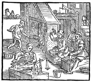 Kolikkokoneet työssä, 1577, 1893 tekijältä Unbekannt