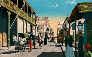 Colmar Street, Suez, Egypti, 1900-luku tekijältä Unbekannt