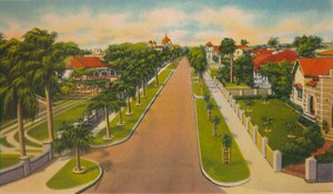 Colombia Avenue, Barranquilla, 1940-luku tekijältä Unbekannt