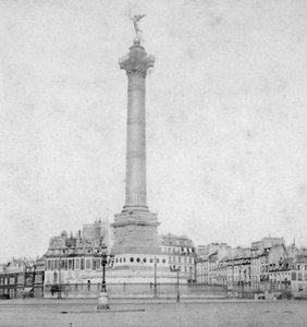 Heinäkuun pylväs, Place de la Bastille, Pariisi, Ranska, 1800-luvun loppu tai 1900-luvun alku tekijältä Unbekannt
