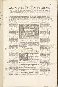 Jean de Roignyn komediat Terencestä, 1552. tekijältä Unbekannt