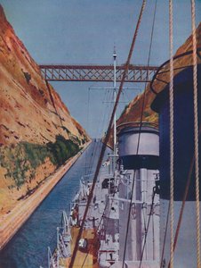 Valmistui vuonna 1893, Korintin kanava, 1937 tekijältä Unbekannt