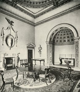 Kontrastit sisätilat: Palladian - The Dining-Room, Holkham, Norfolk, William Kent, Regency tekijältä Unbekannt