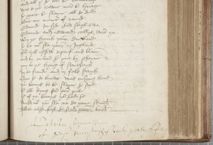 Kopio Chronicle Andrew of Wyntoun, Fol 224 recto, yksityiskohta, n. 1550 (muste paperille) tekijältä Unbekannt