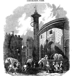Corn-Market, Pariisi, 1836 tekijältä Unbekannt