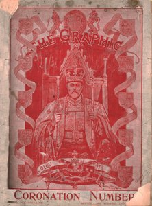 Kuningas Edward VII:n kruunaus, The Graphic -lehden kansi, 13. elokuuta 1902. tekijältä Unbekannt