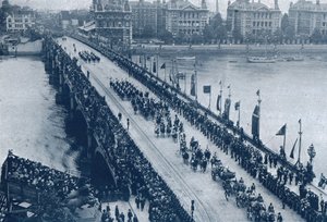 Kuningas Yrjö V:n ja kuningatar Marian kruunajaiset, Lontoo, 1911. tekijältä Unbekannt
