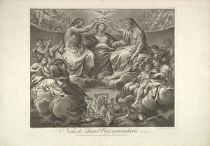 Neitsyen kruunaus, 1741. tekijältä Unbekannt