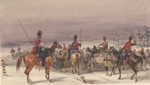 Karkotettuja saattaneet kasakat, 1831 tekijältä Unbekannt