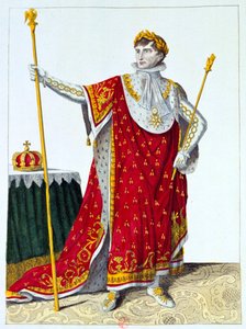 Puku Napoleon I:n kruunajaisiin, 2. joulukuuta 1804, 1800-luku tekijältä Unbekannt