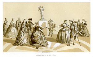 Puvut, 1720-1740, 1885 tekijältä Unbekannt