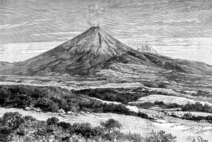 Cotopaxi-tulivuori, Ecuador, 1895 tekijältä Unbekannt