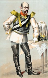 Kreivi Otto von Bismarck, Preussi-Saksan valtiomies, 1870 tekijältä Unbekannt