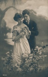 Pariskunta, c1910 tekijältä Unbekannt