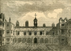 Court of Old Somerset House, pohjoisesta, 1881. tekijältä Unbekannt
