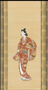 Courtesaani, Edo-kausi, 1661-1673. tekijältä Unbekannt