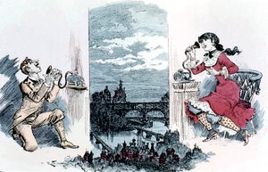 Seurustelu puhelimitse ympäri Pariisia, 1883 tekijältä Unbekannt