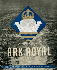 HMS Ark Royalia käsittelevän pamfletin kansi, 1942. tekijältä Unbekannt