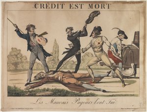 Credit on kuollut Credit on kuollut, 1800-luvun alku. tekijältä Unbekannt