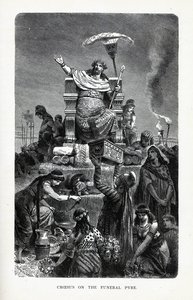 Kroesus hautausmaalla, 1882 tekijältä Unbekannt