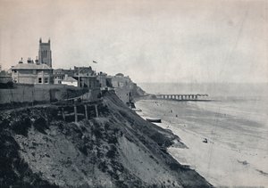 Cromer - Näytetään kirkko kallioilla, 1895 tekijältä Unbekannt