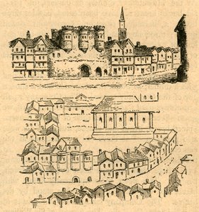 Cromwell House, Aggassin kartalta, 1897. tekijältä Unbekannt