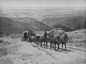 Ylitys San Marcos Passissa, Kaliforniassa, c1897. tekijältä Unbekannt