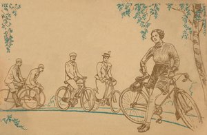 Pyöräily 1839-1939 etukansi, 1939 tekijältä Unbekannt