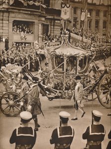 Kaikkien silmien kynsytys kulkueessa: Valtion valmentaja, 1937 tekijältä Unbekannt