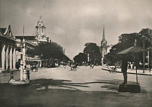 Dalhousie Street, Rangoon, 1900. tekijältä Unbekannt
