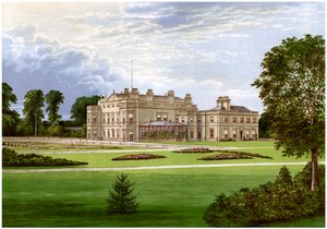 Dalton Hall, lähellä Beverleyä, Yorkshiressa, Lord Hothamin koti, vuodelta 1880 tekijältä Unbekannt