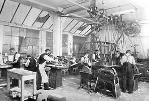 Dalziel Foundry Limited. - Earl Streetin tilat. Viimeistelykoneet ja sekalaiset viimeistelytehdas, 1909. tekijältä Unbekannt