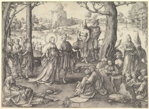 Pyhän Maria Magdaleenan tanssi, 1519. tekijältä Unbekannt