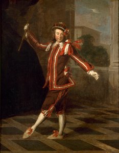 Tanssiva Mezzetin, noin 1720. tekijältä Unbekannt