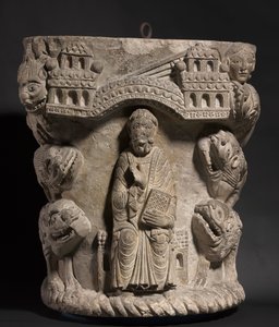 Daniel Lions luolassa, n. 1125-1150. tekijältä Unbekannt