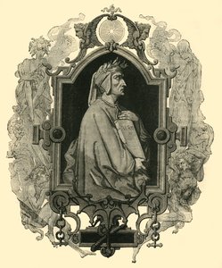 Dante Alighieri, c1265-1321, 1890. tekijältä Unbekannt